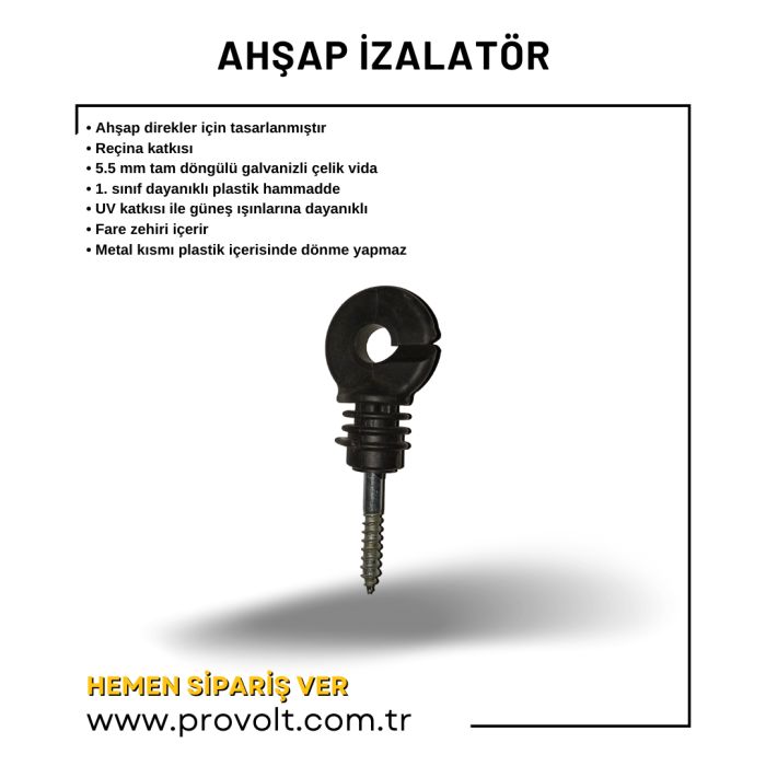 Ahşap izalatör