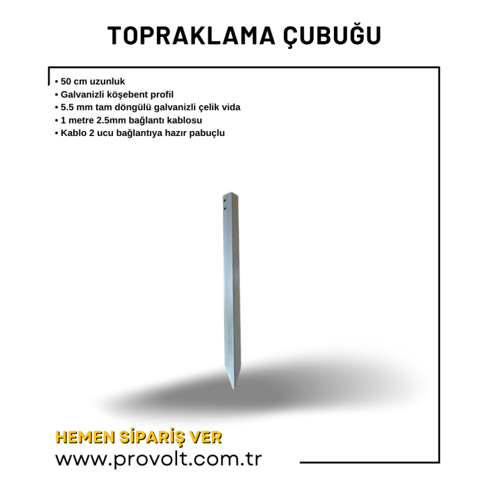 Topraklama çubuğu